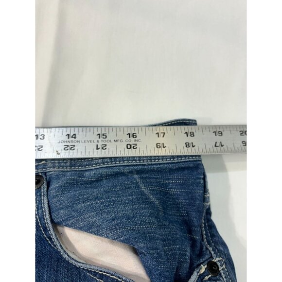 Artful Dodger Distressed Blue Jeans Men's Size 36w 34L 100% Cotton - Picture 8 of 12